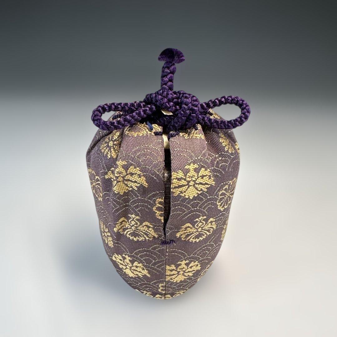 【茶道具】森本丹山造　丹波焼　肩衝茶入（共箱）★送料込★