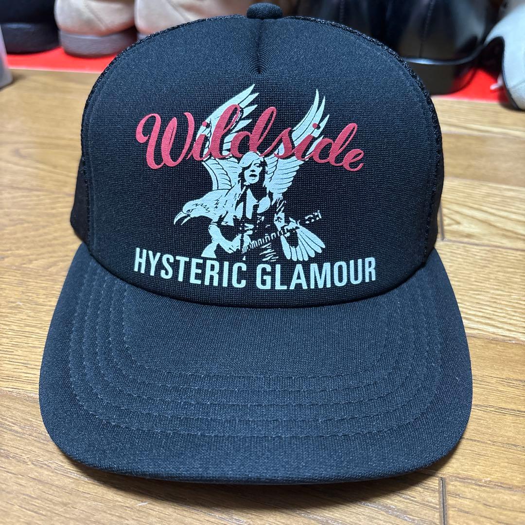 ヒステリックグラマー WILD SIDE メッシュキャップ 黒 - メルカリ