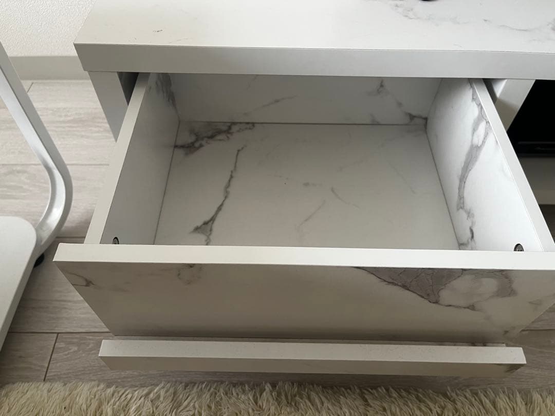 大理石調テレビ台 ローボード [幅140] LOWYA T*u様 大理石調テレビ台