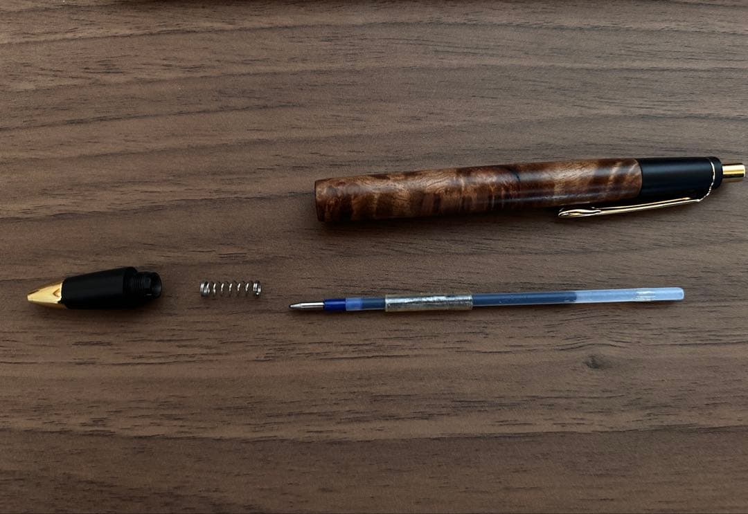 野原工芸風 マーブルウッドボールペン