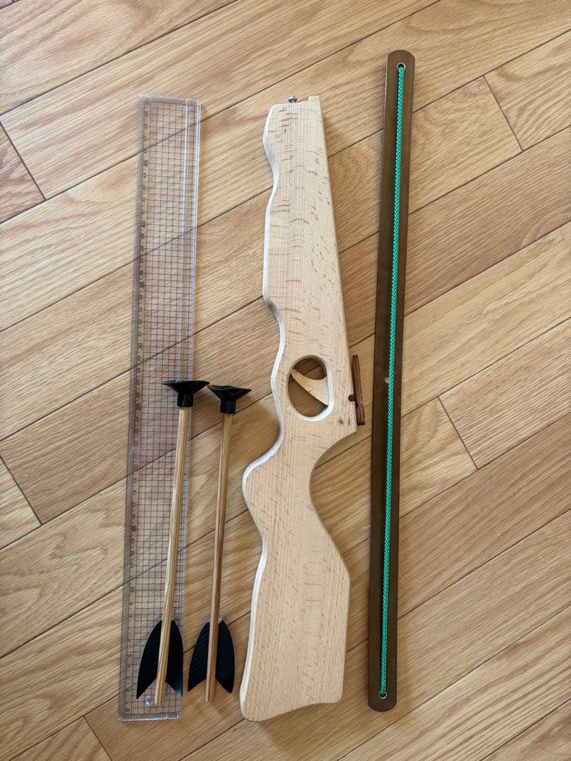 フランス製 本格 木製クロスボウ 大小セット