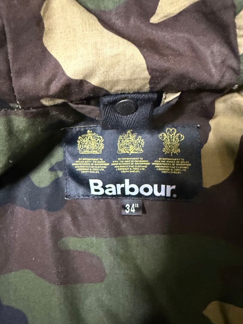 バブアー×ソフ オイルドフードジャケット　34