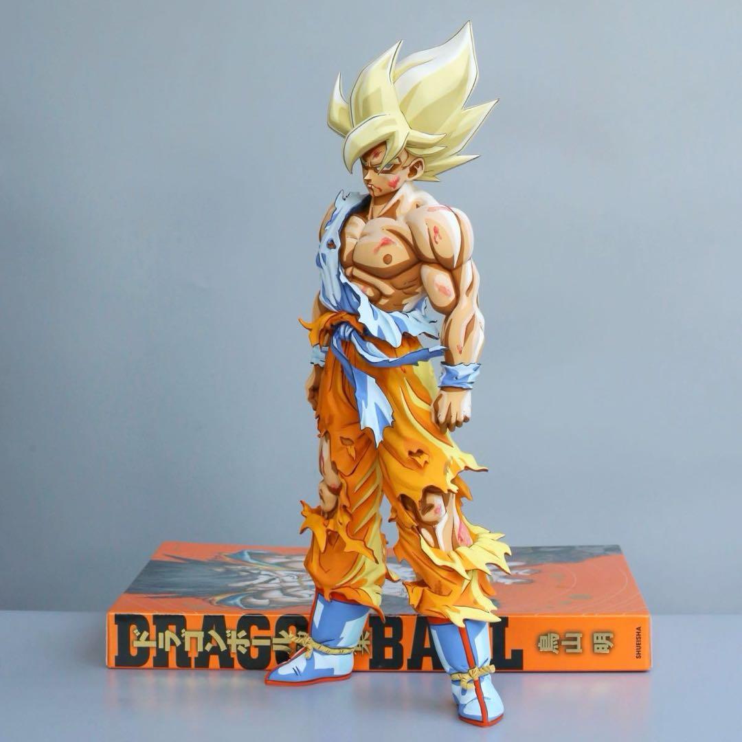 ドラゴンボールSMSP サイズ 伝説の超サイヤ人 孫悟空 リペイント 二次元彩色