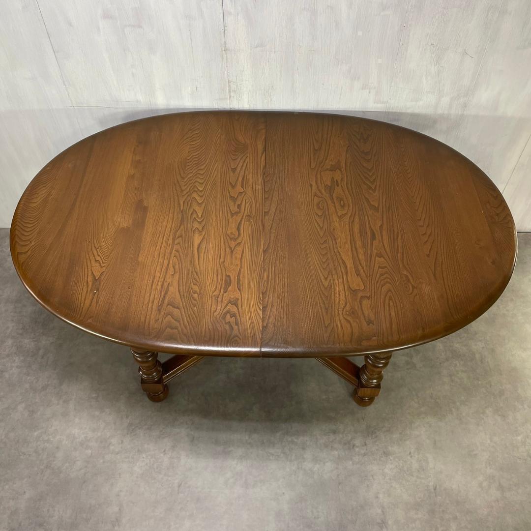 廃盤 ERCOL アーコール エクステンション ダイニング テーブル 2way