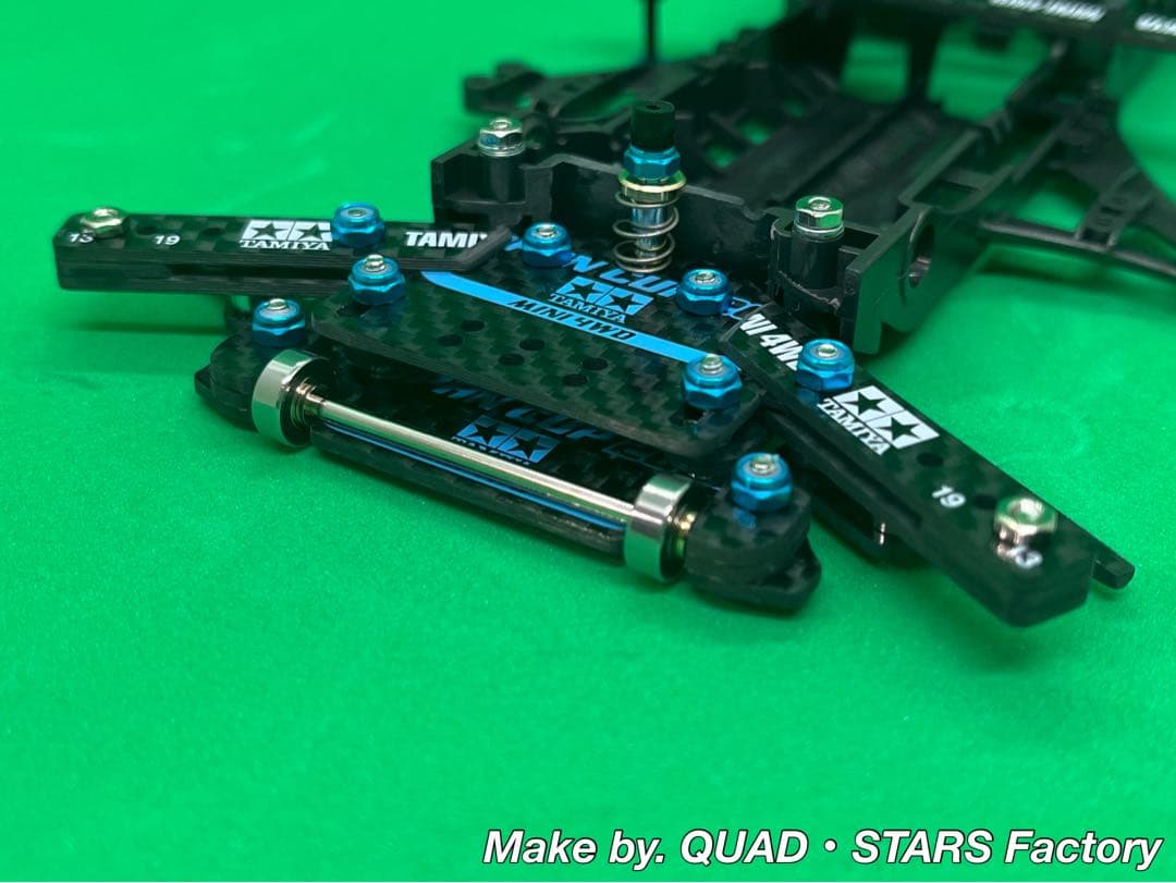 【ミニ四駆・FM-A用】2軸ATピボット＋1軸リヤアンカー　J-CUP2021