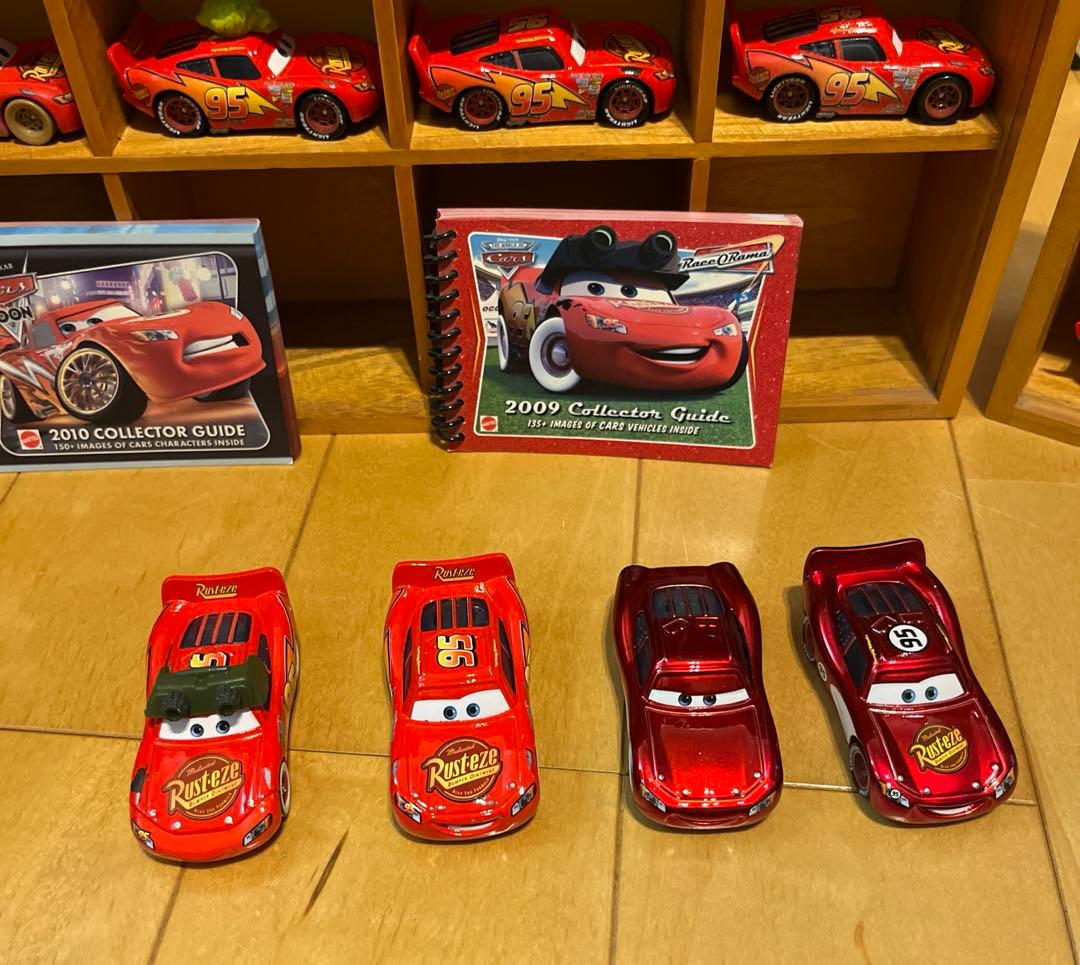 マテルカーズ ライトニング・マックィーン 21台と希少なガイドブック2