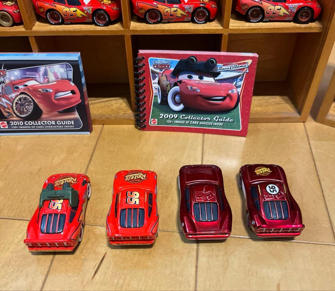 マテルカーズ ライトニング・マックィーン 21台と希少なガイドブック2