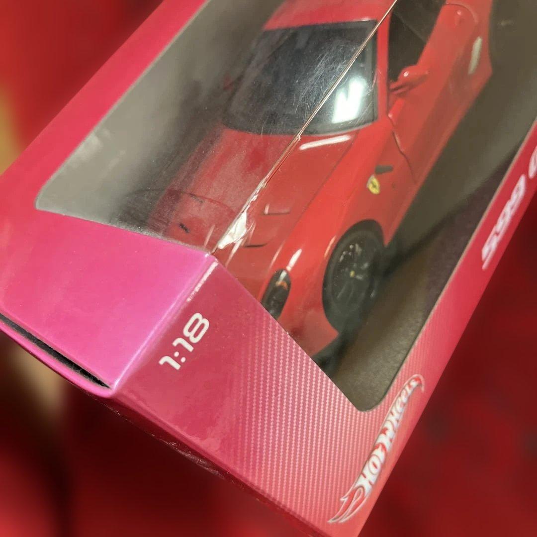 ミニカー Hot Wheels Ferrari 599 GTO 1:18