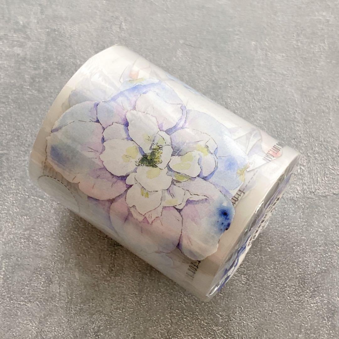 ⭐️SALE⭐️KAIXUN《大花飞燕草》海外マスキングテープ　マステ 【1795】