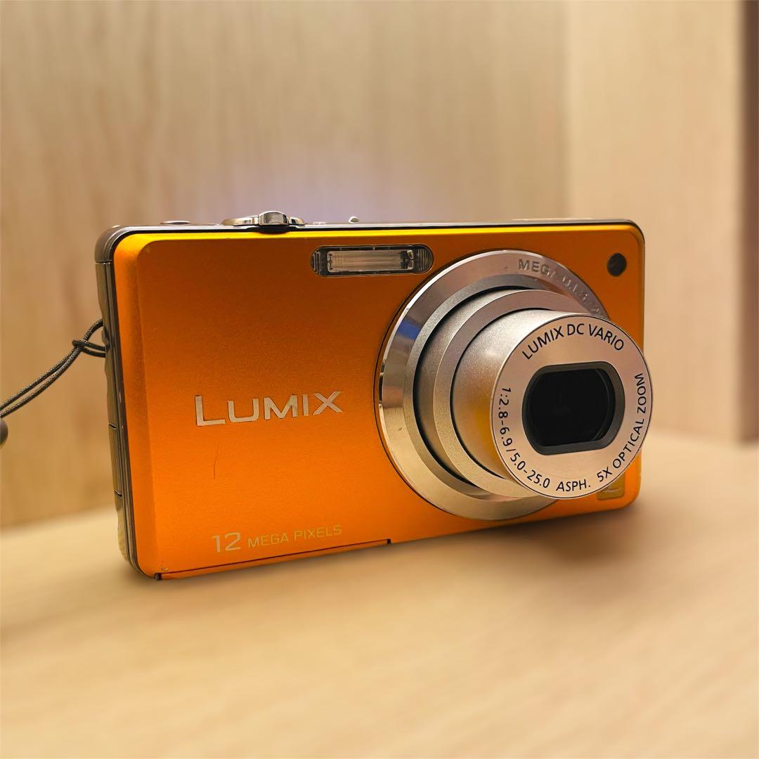 Panasonic LUMIX DMC-FS10 オレンジ コンデジ カメラ