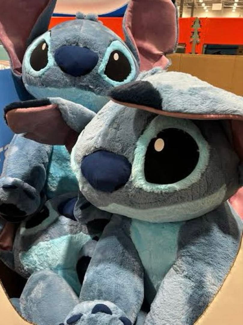 コストコ スティッチ ぬいぐるみ 新品 コストコにスティッチが登場！？ ぜひコストコで見つけてください