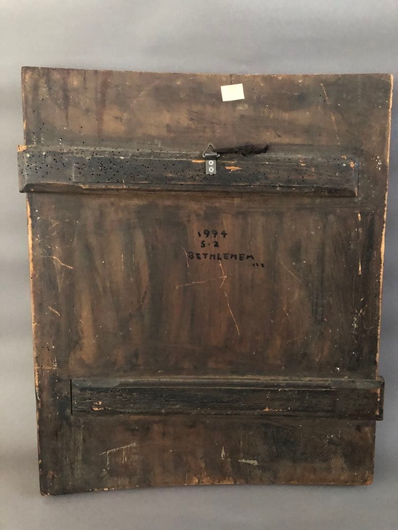 パレスチナ・ベツレヘムにて購入 アンティーク イコン キリスト教 宗教画