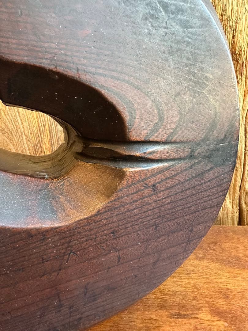 自在鉤木彫オブジェ彫刻古民芸大迫力とろとろ