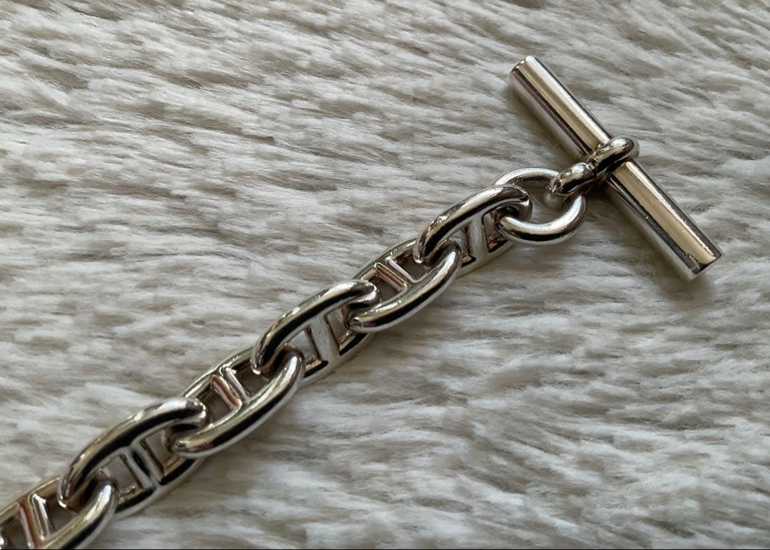 【美品】HERMES エルメス シェーヌダンクル MM 16ブレスレット