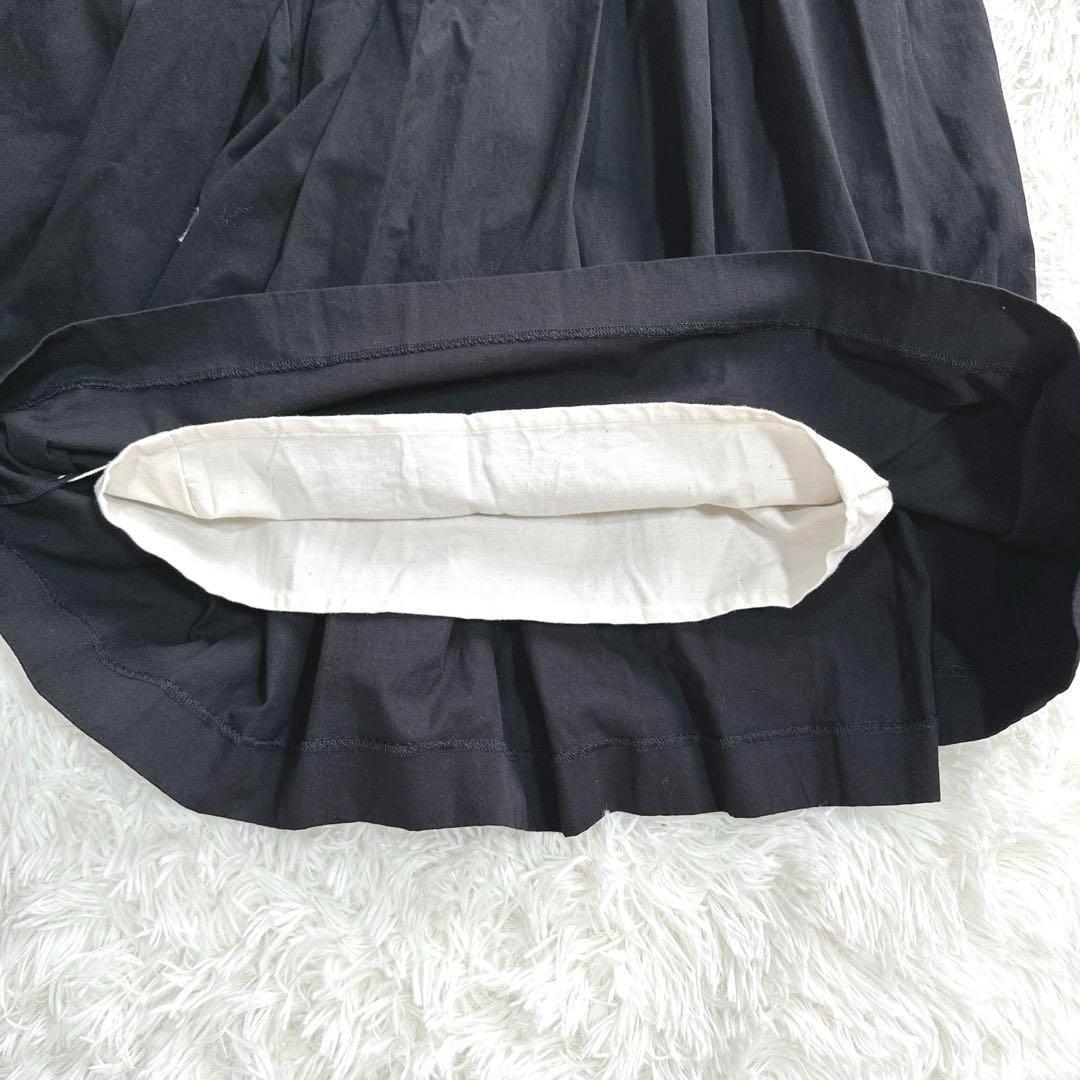 未使用タグ付 ヤエカ YAECA キュロット スカート ギャザー バギー