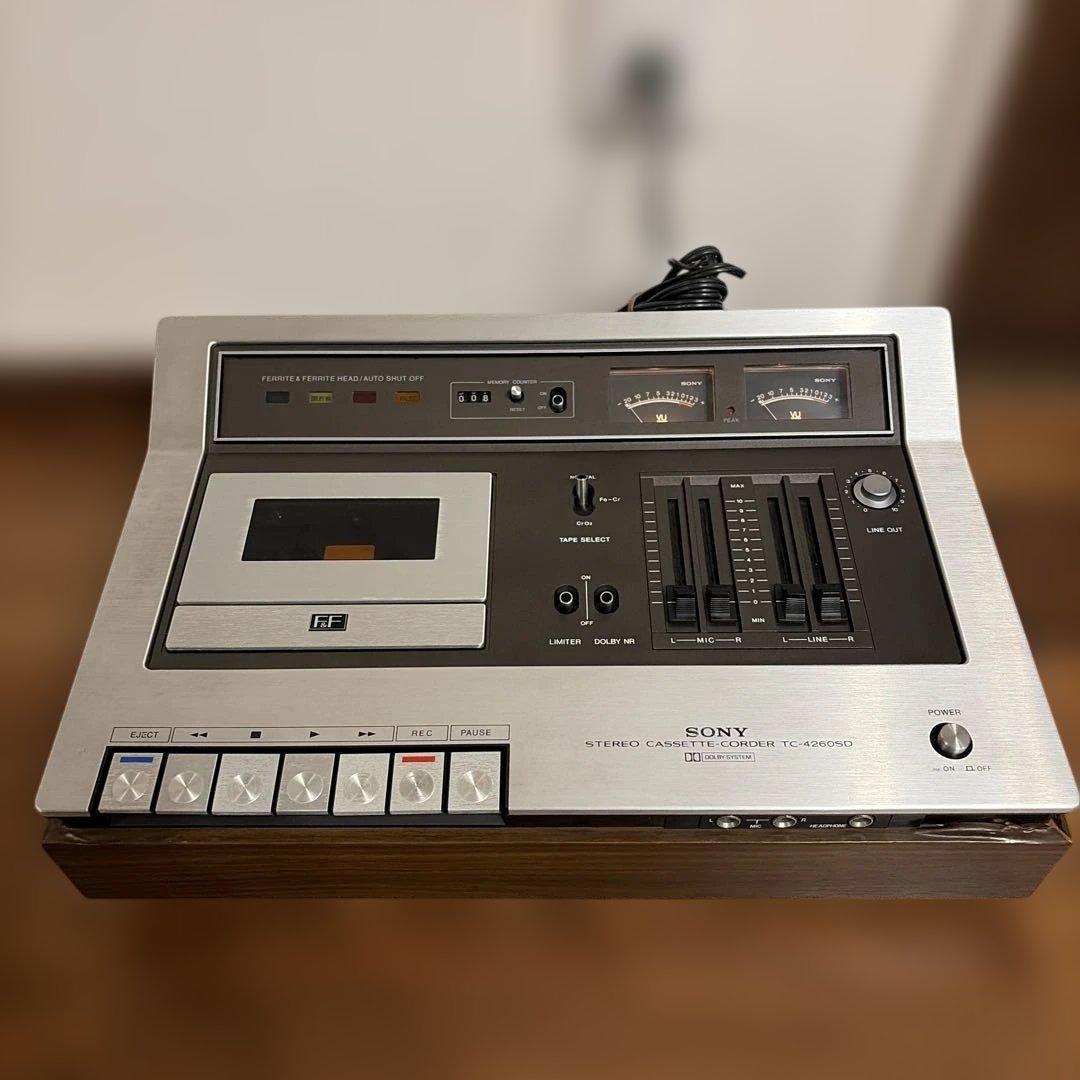 SONY ソニー TC-4260SD ステレオ カセット テープレコーダー SONY ソニー TC-4260SD ステレオ カセット テープレコーダー SONY TC