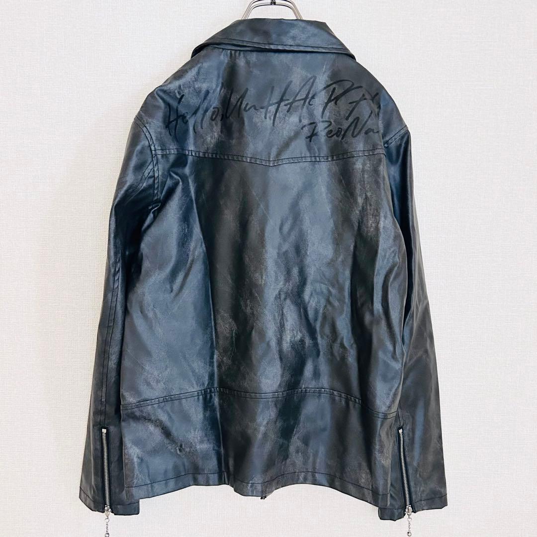 美品】ReoNa× HELLCATPUNKS ライダースジャケット 激レア L - メルカリ