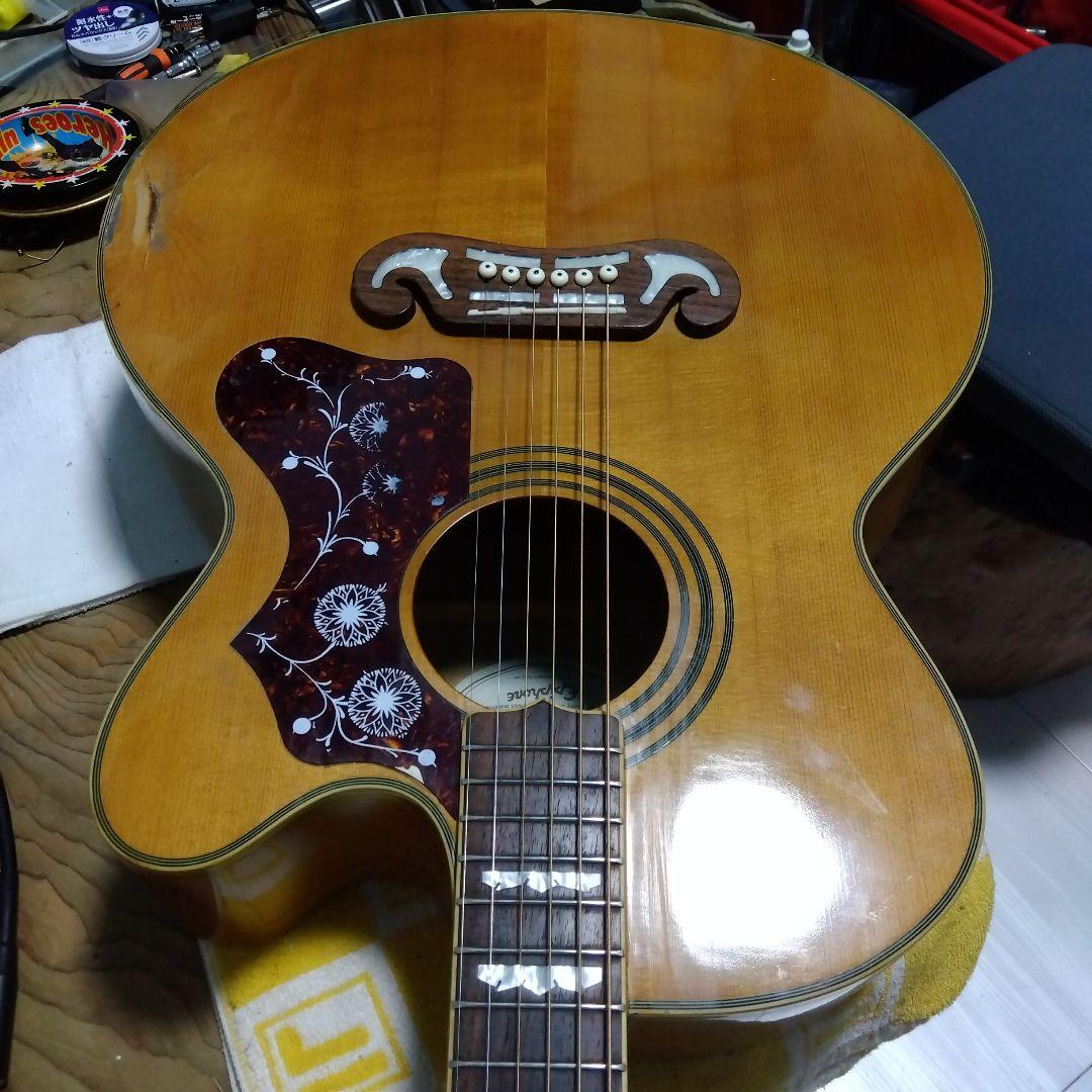 エピフォンEJ200ceエレアコ！ビンテージ！USA…セミハードケース！