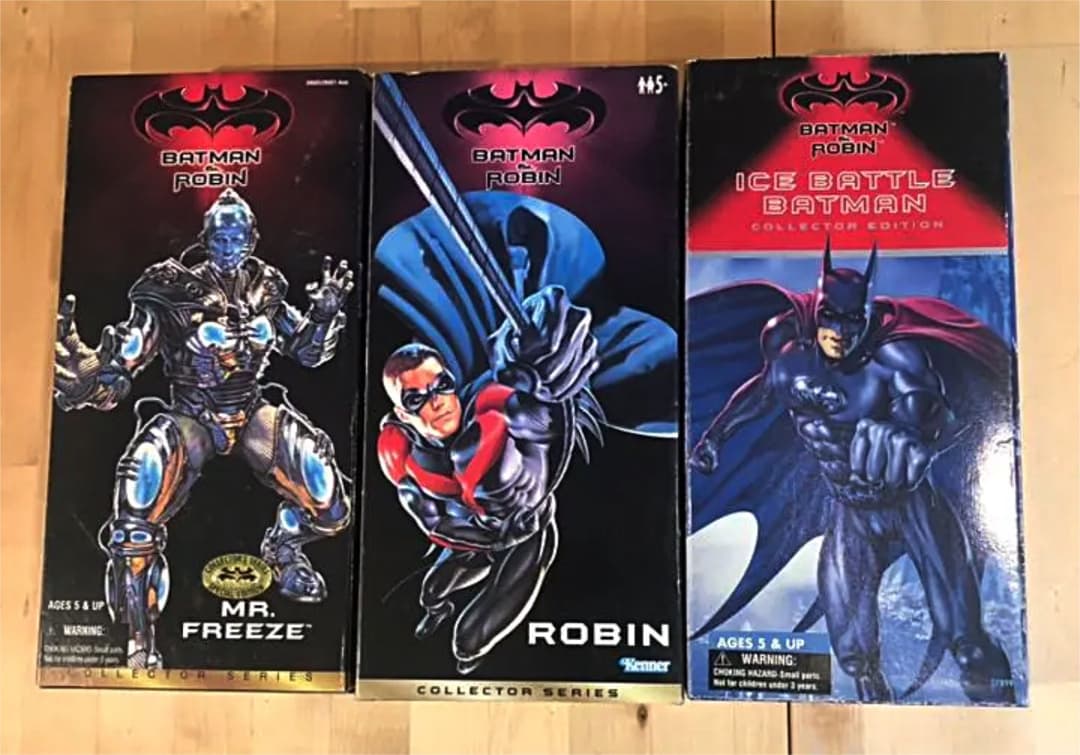 バットマン＆ロビンMr. Freeze 3点セット 25年以上前の商品