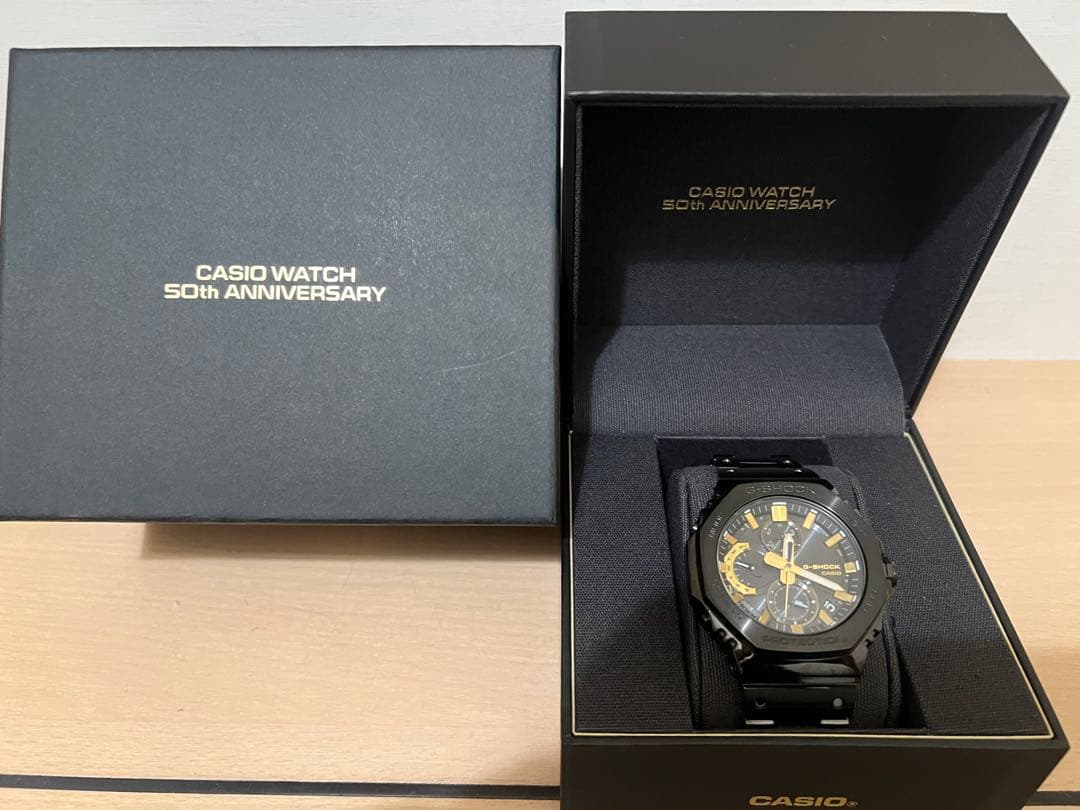 G-SHOCK 50周年記念モデル ブラック/ゴールド