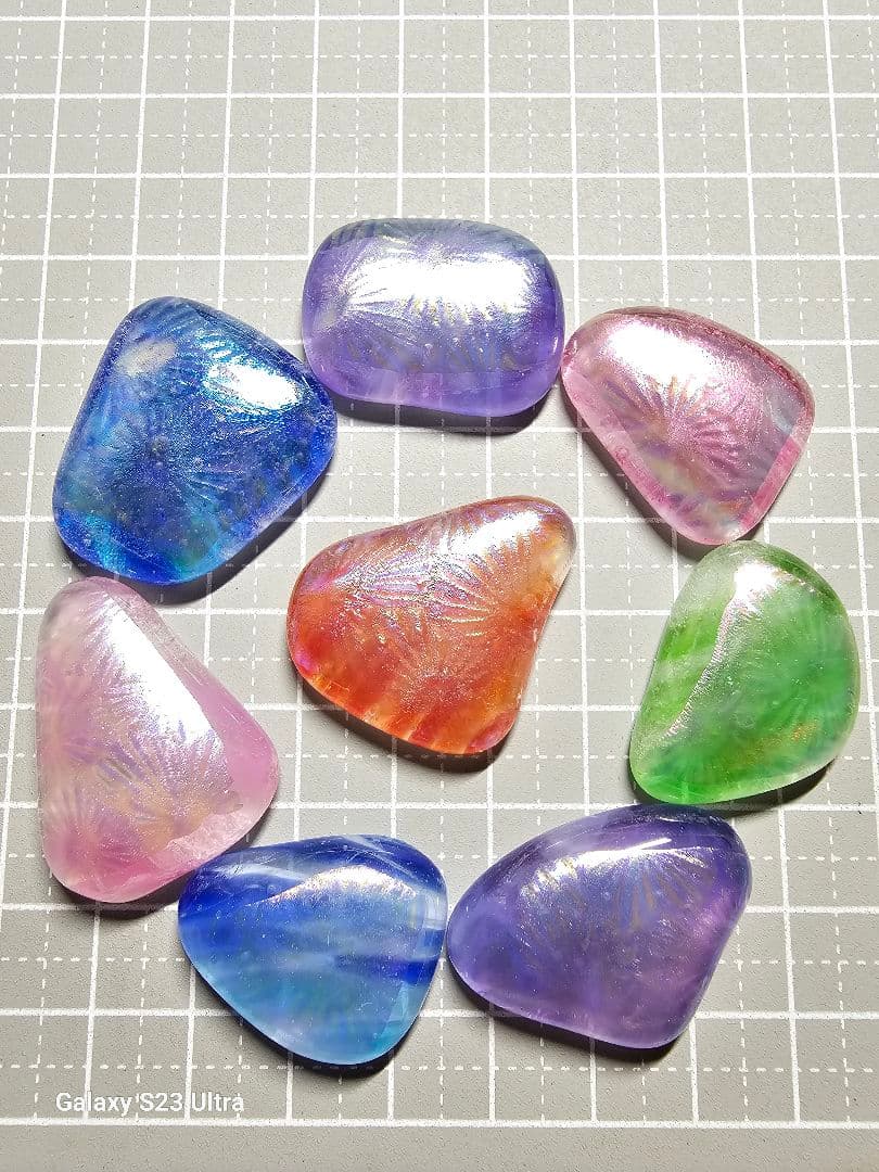 ⑧❣️蘭❣️★Ｎｏ1414 琉球ガラスナギット★寄せ集め〜★20個