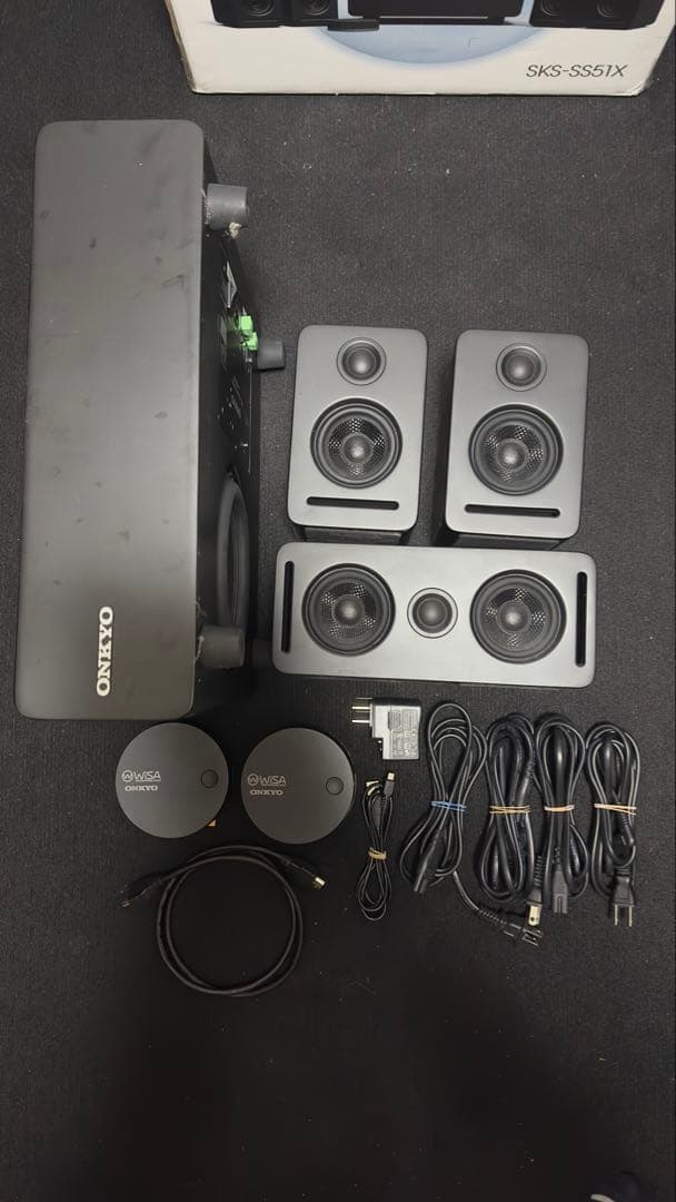 ONKYO SOUND SPHERE サテライトスピーカー(FL FR) SOUND SPHERE ONKYO