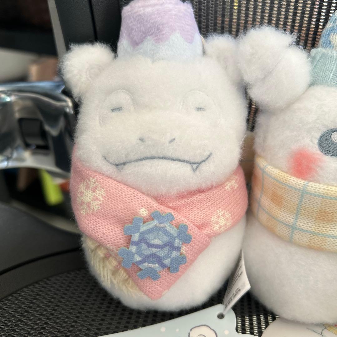 ピカチュウとゆきあそび ピカチュウ　カビゴン　ヤドン　ゆきだるま　4点セット