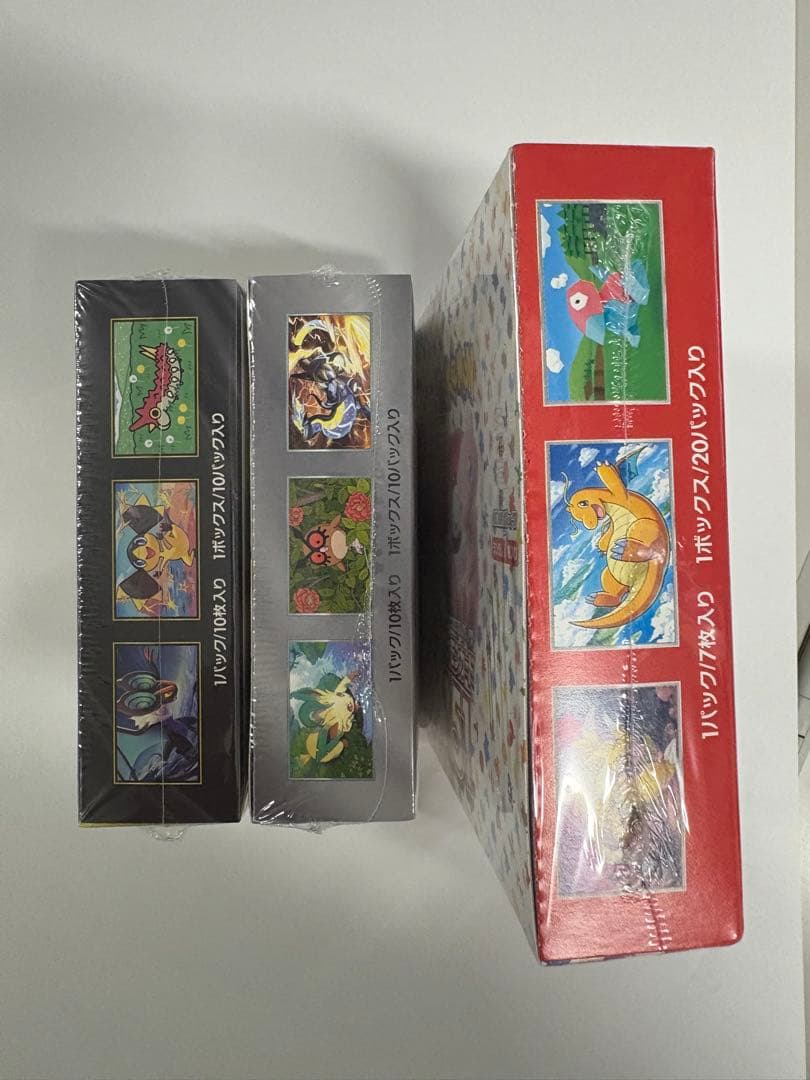 ポケモンカード　各1BOXシュリンク付き 151、テラスタルフェス、メガドリーム