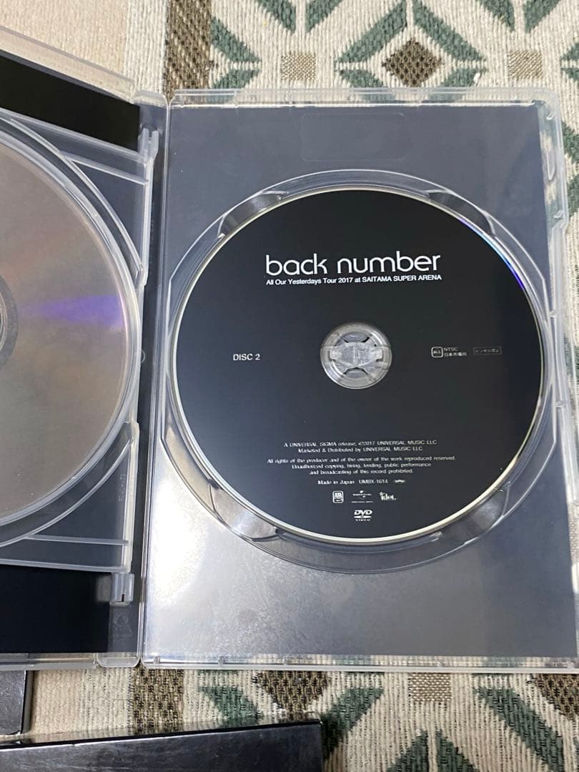 back number DVD初回限定版4枚セット+ユーモア　MV