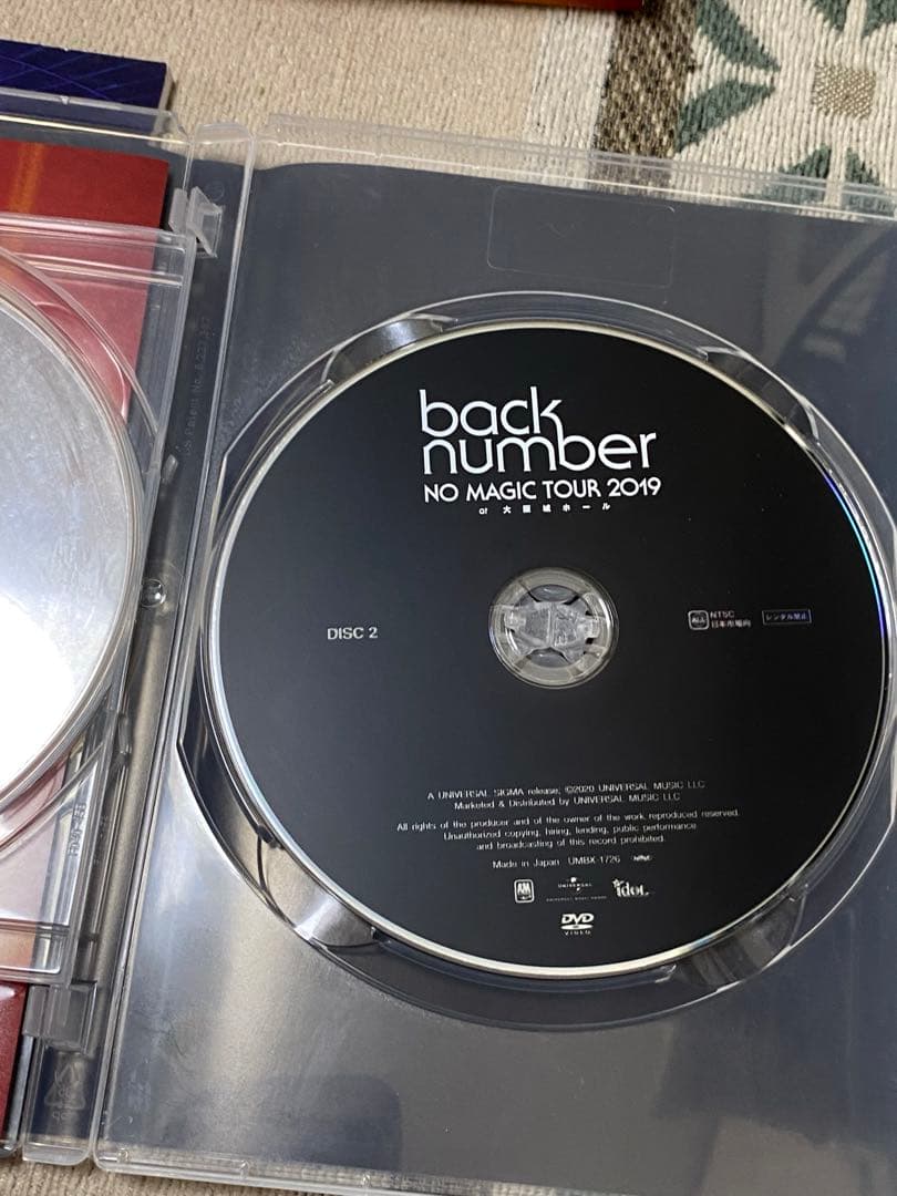 back number DVD初回限定版4枚セット+ユーモア　MV