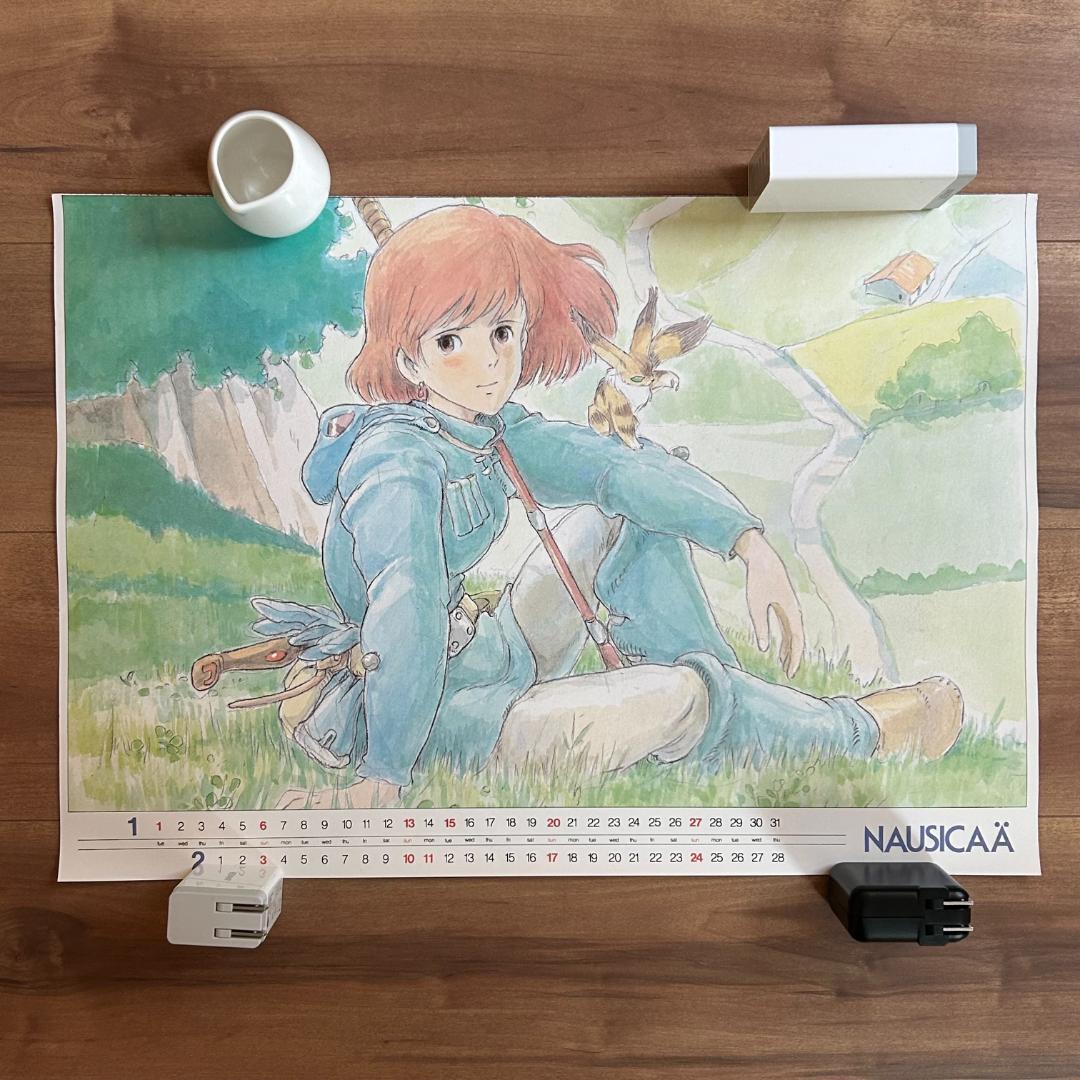 風の谷のナウシカ カレンダー 1985 描きおろし ポスター