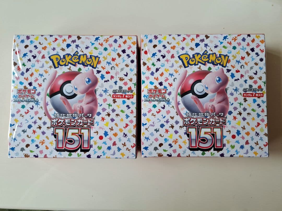 ポケモンカード 151 シュリンク付き2boxセット 即購入可能 L108520327