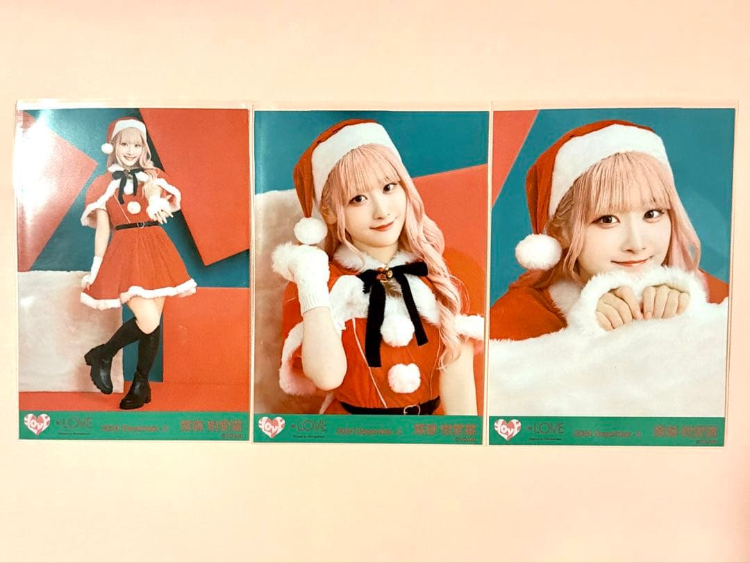 齋藤樹愛羅 イコラブ 直筆 生写真 サンタ イコラブ 齋藤樹愛羅 サンタ2024