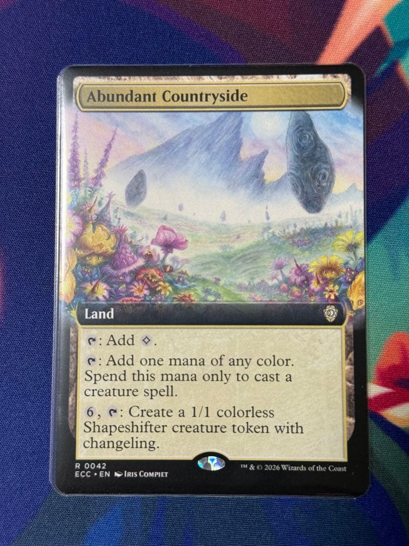 英語】拡張アート 豊かな在郷(ゆたかなざいごう) MTG ローウィンの昏明