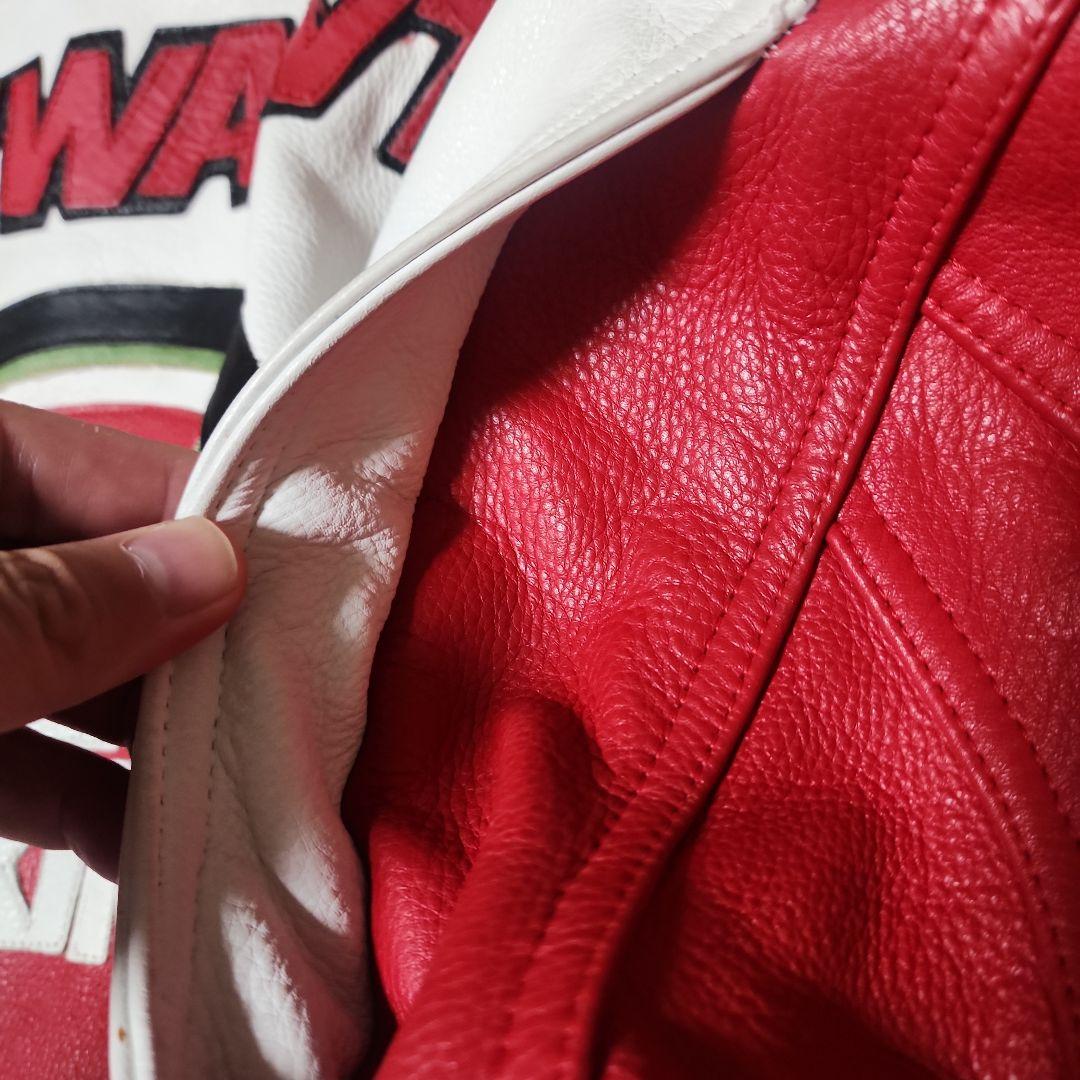 SCHWANTZ LUCKY STRIKE SUZUKI レザージャケット 3L