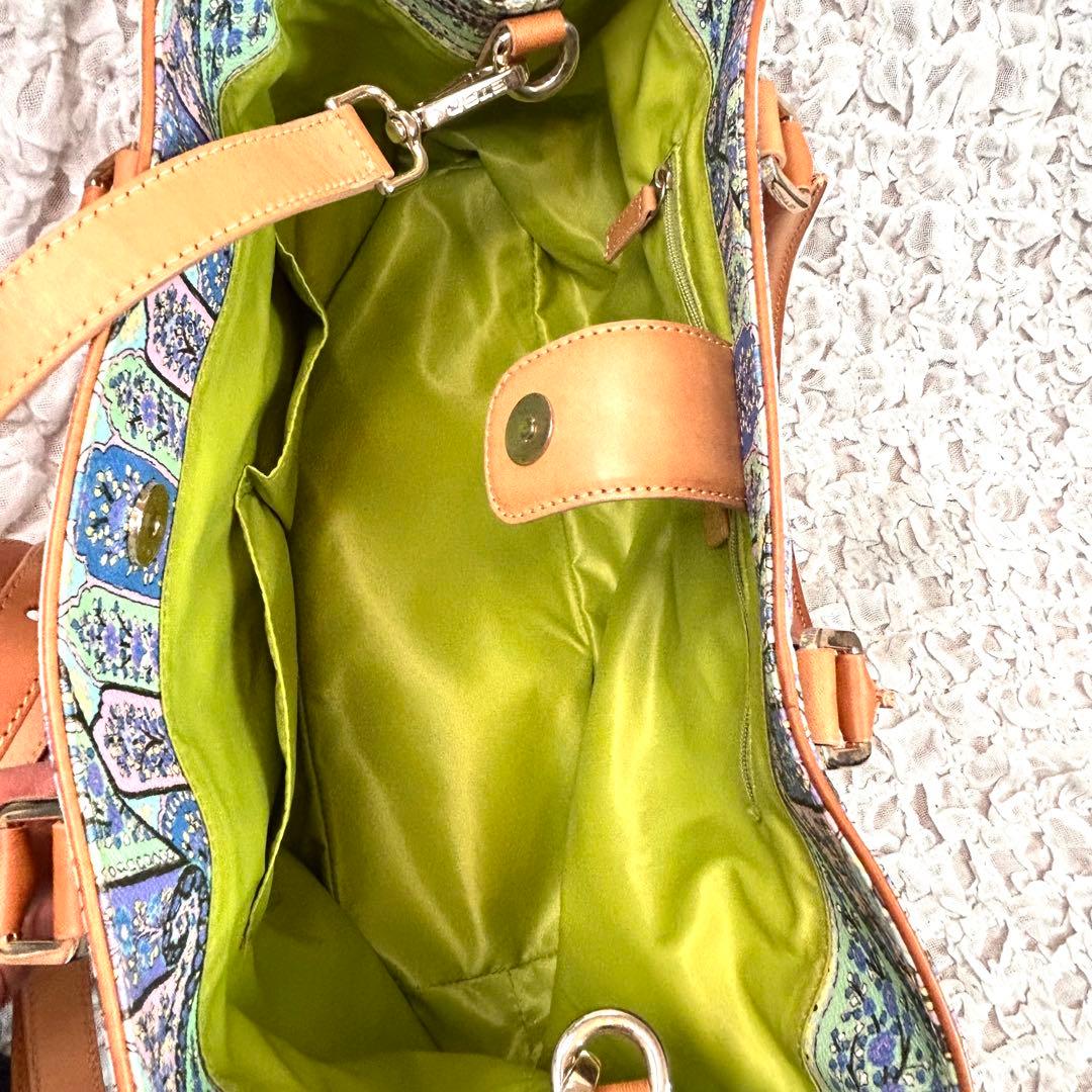 希少 ETRO エトロ ペイズリー 2way ショルダーバッグ トート マルチ