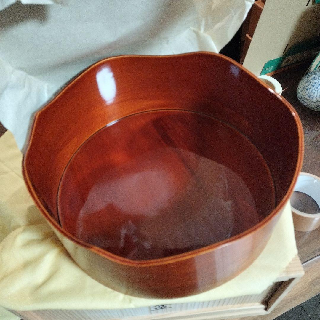 飛騨春慶 千歳盆 新品 箱付き 漆器