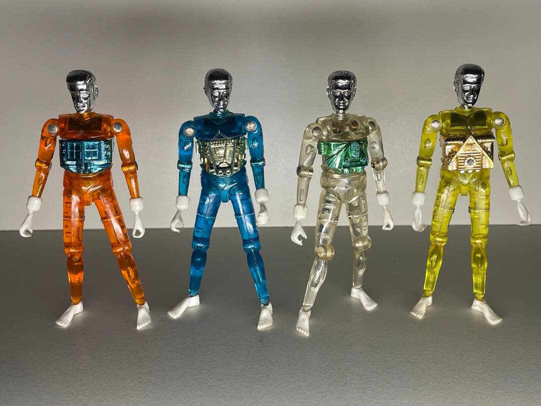 最貴重・希少・当時品】ミクロマン 初代シリーズ 全4種カラーセット