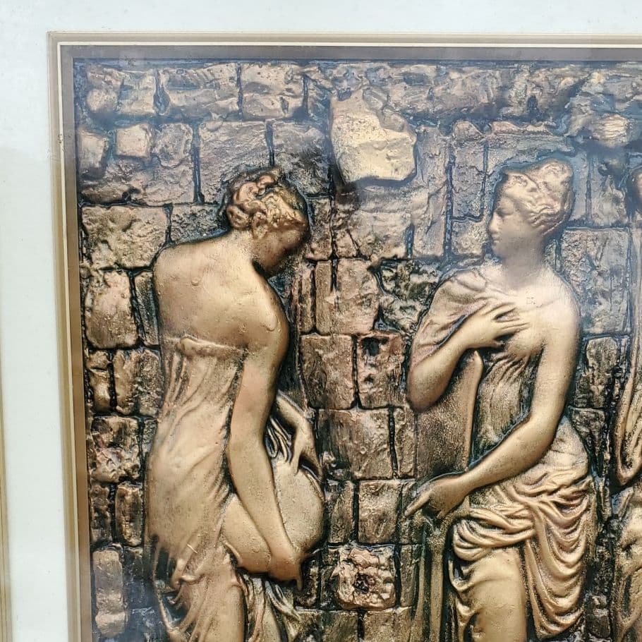 銅板　飾り　額