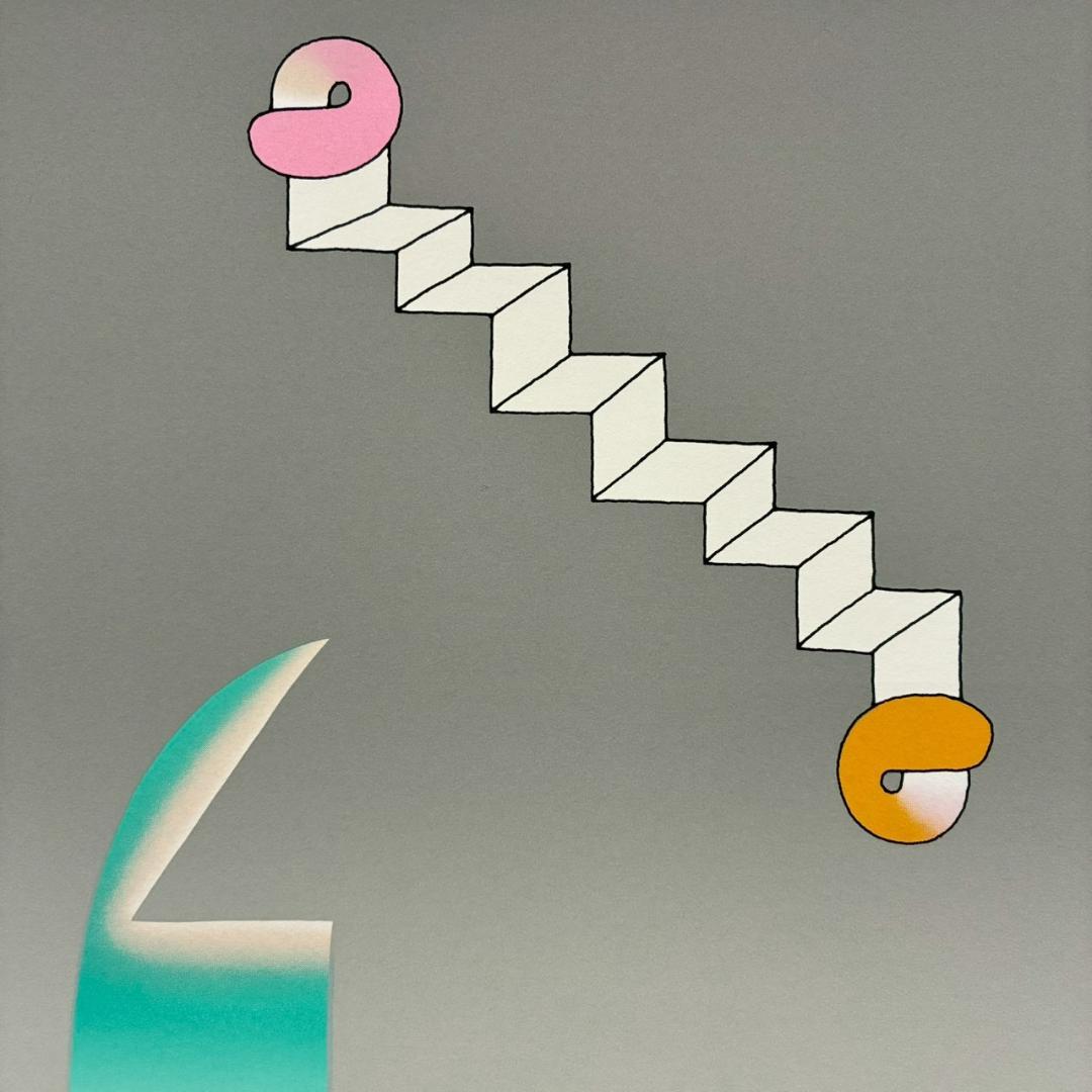 最終値下げ】元永定正「コンポジション」シルクスクリーン 直筆サイン