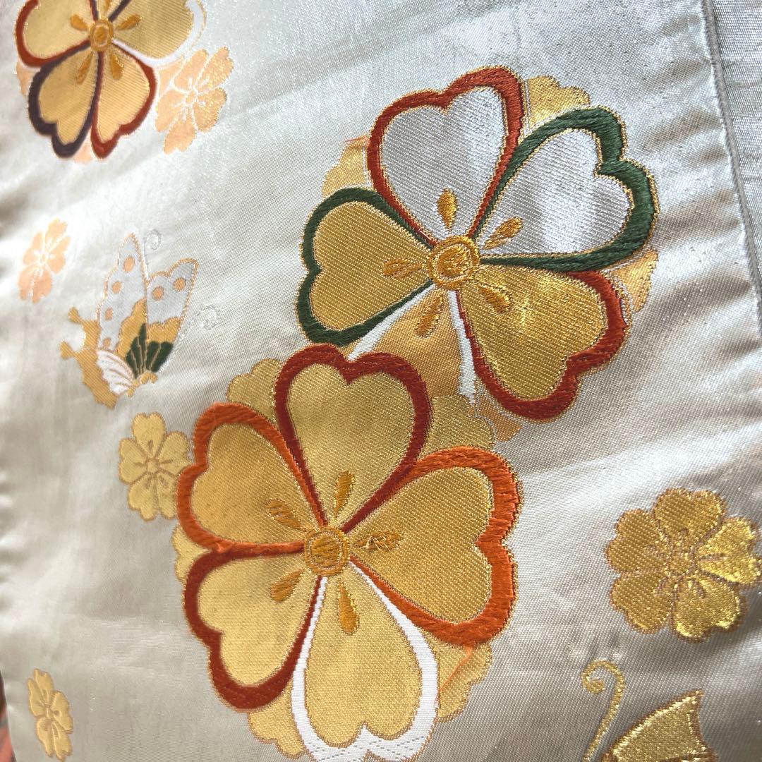 394 振袖フルセット 正絹 ダスティピンク くすみピンク 桃 金彩 暈し