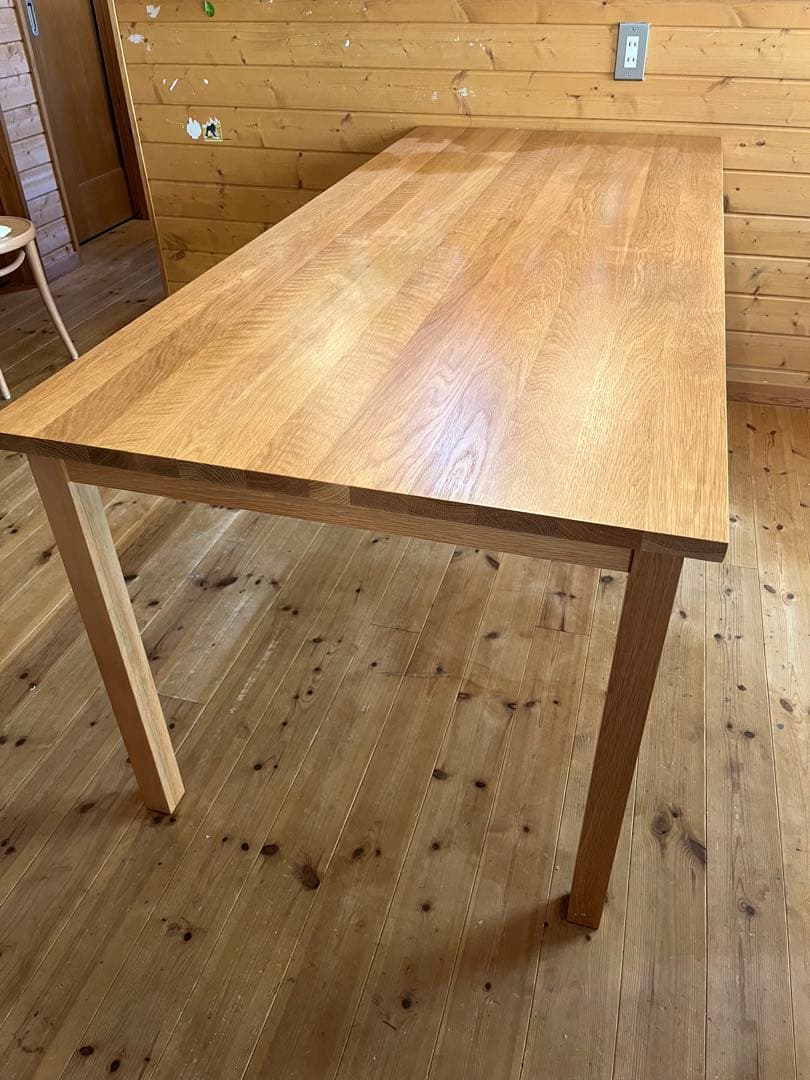 Roma　無印良品　ナチュラルオーク材 ダイニングテーブル 180cm