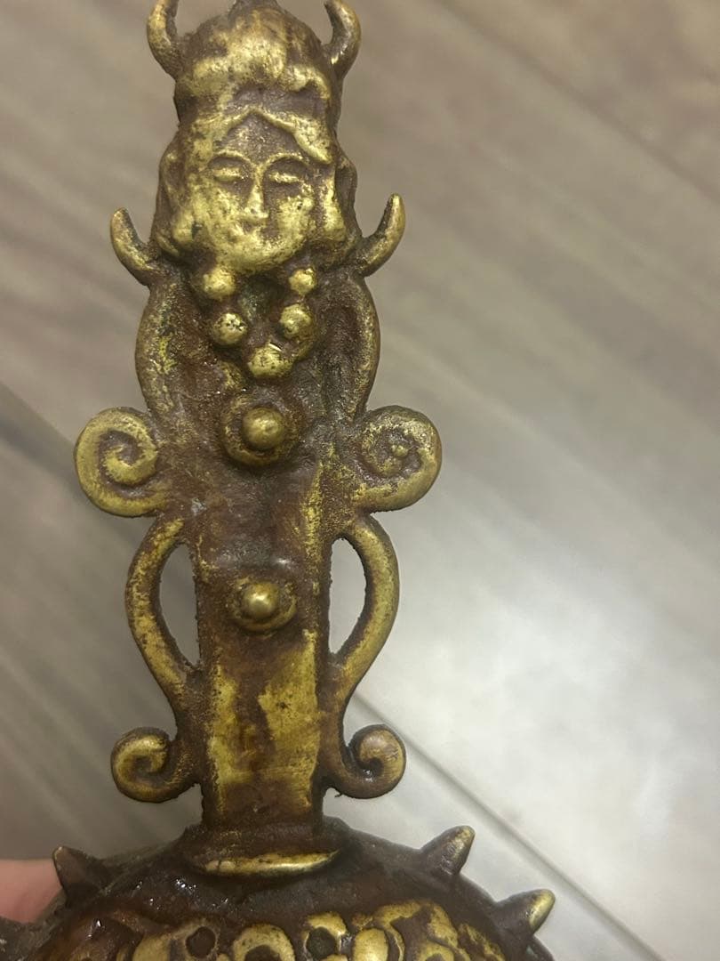 銅鐘 古鰐口 古銅製 江戶時代 古董