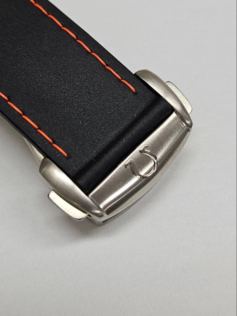 お値下げ オメガ 純正 Dバックル ラバーベルト 20mm