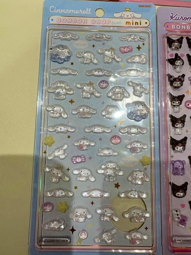 【正規品】クーリア　ボンボンドロップシール　mini サンリオ　7枚セット