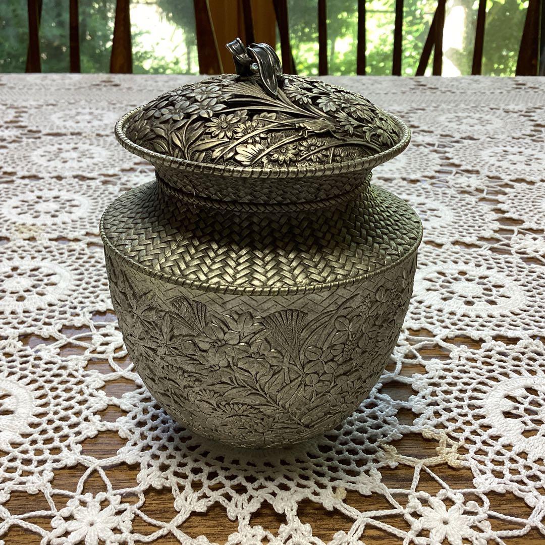 ミ*ク様 織部焼 『織部竹文 長方大皿』 在銘 共箱 作家物 大皿 角皿 足