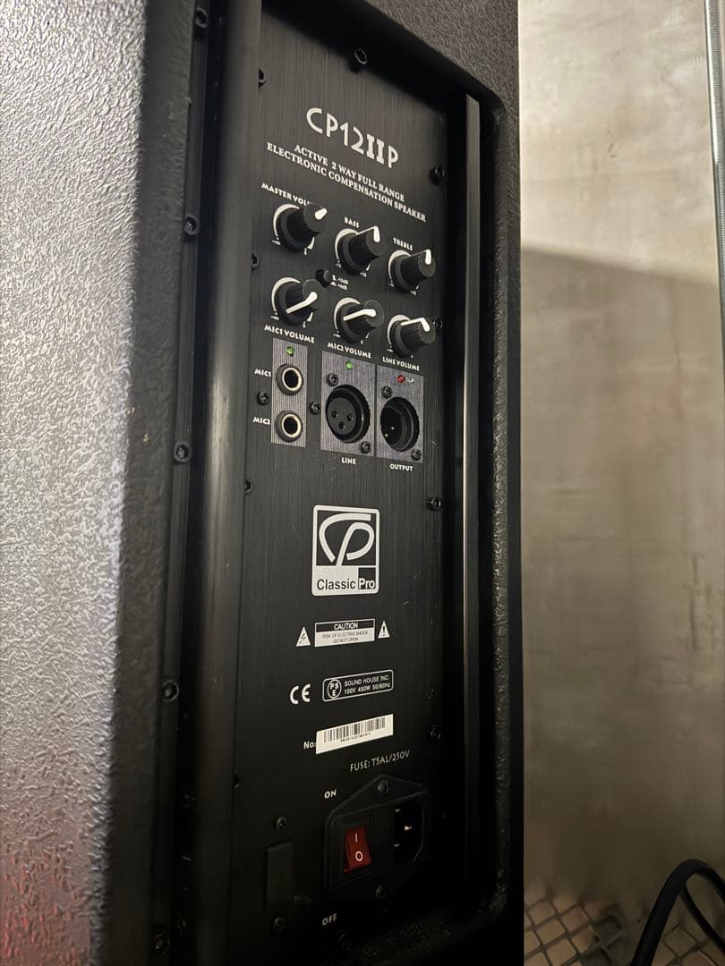 【2個セット】CLASSIC PRO / CP12IIP PAスピーカー 最上位