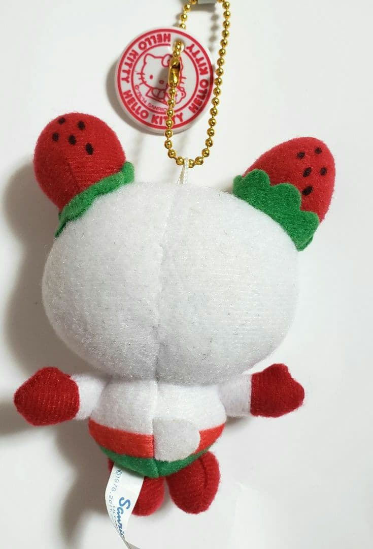 希少 平成レトロ サンリオ ハローキティ イチゴマン ぬいぐるみ