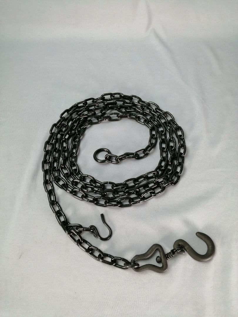 茶事具】金工師木村清五郎 釻鎖弦道具 炭道具380