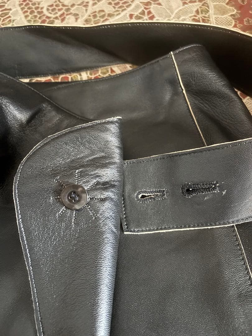 JIL SANDERジルサンダー、革の巻きスカート。新品未使用、最終価格です。